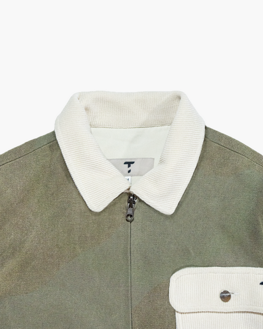 Olive Safari Work Jacket