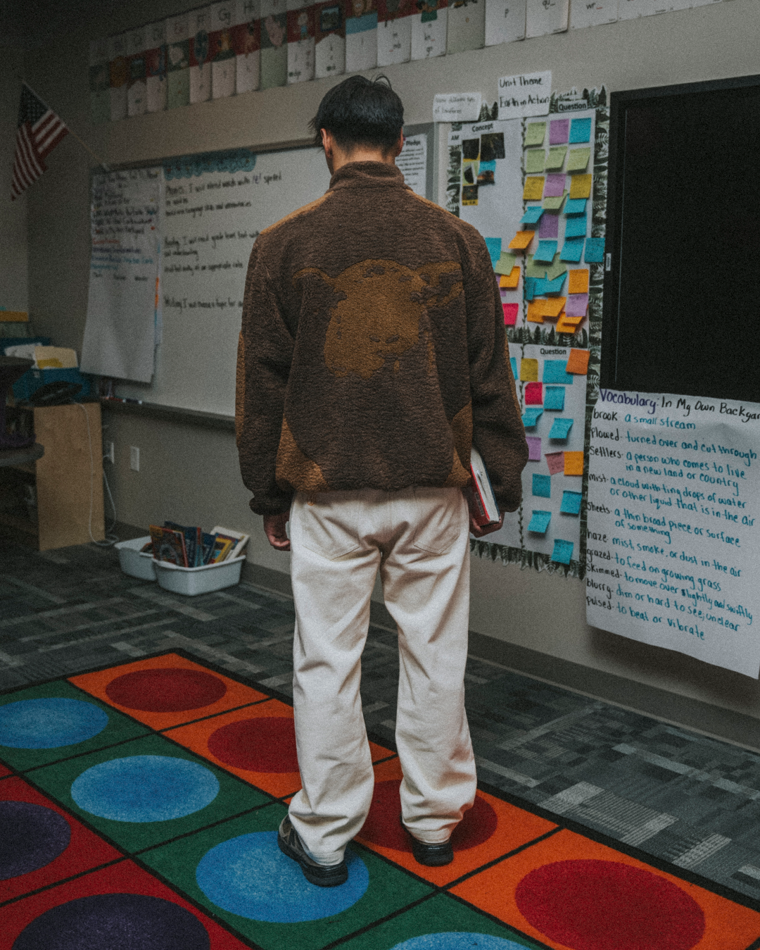 Brown Arnion Fleece Jacket