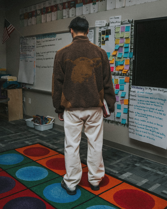 Brown Arnion Fleece Jacket