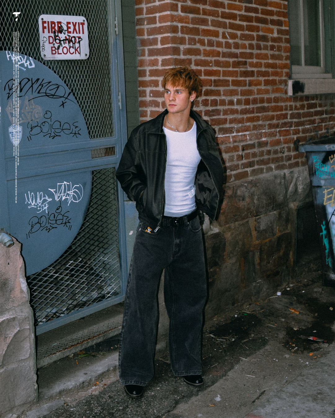 Washed Black Denim