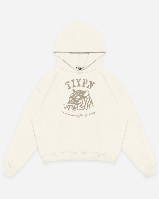 Cream Tiger Hoodie