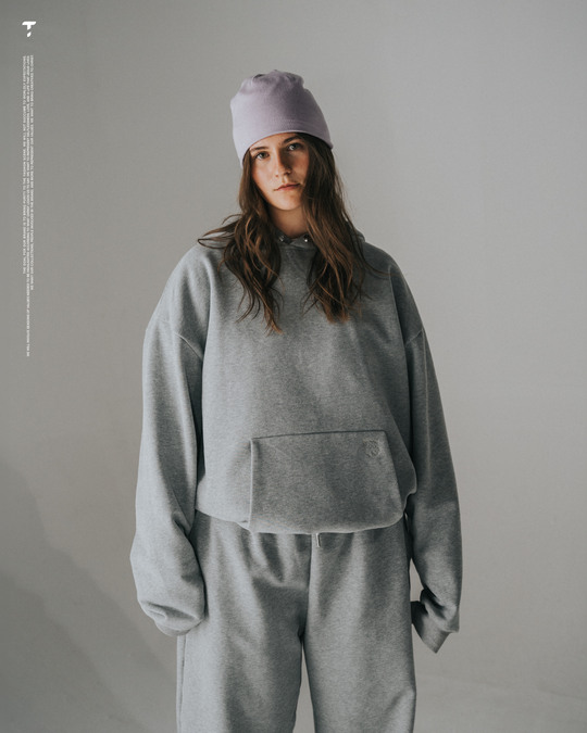 Grey Fleece Hoodie