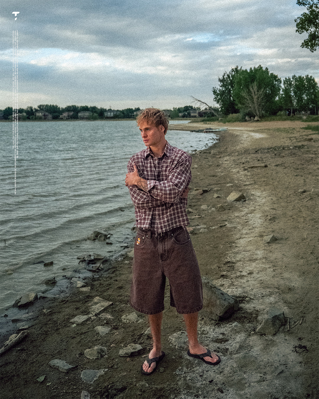 Washed Brown Jorts