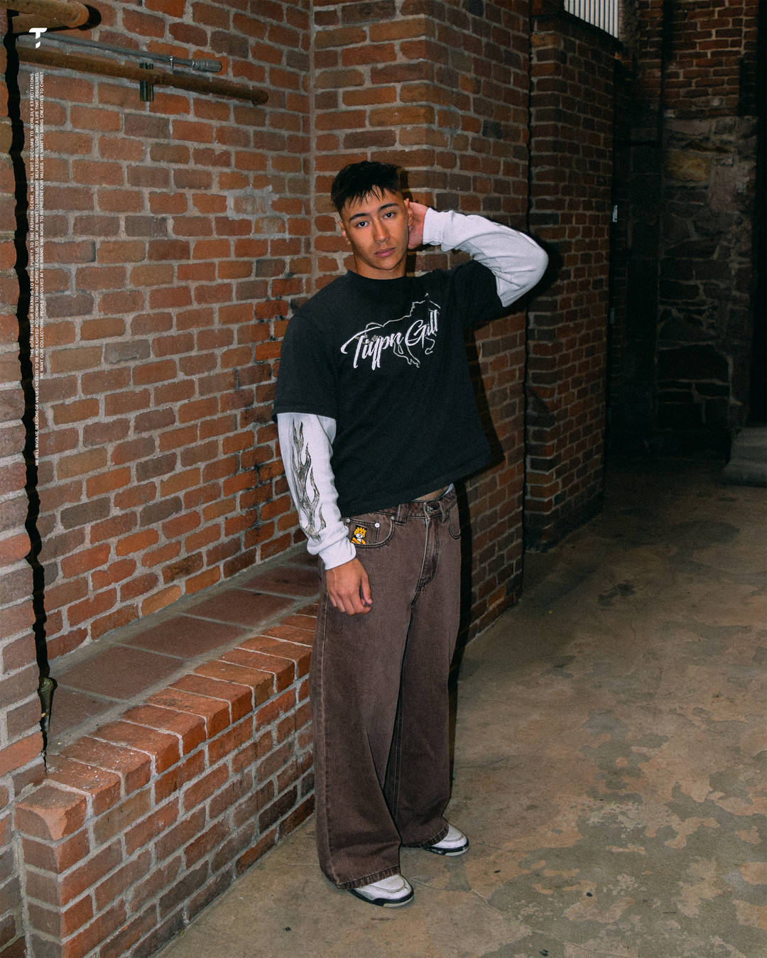 Washed Brown Denim