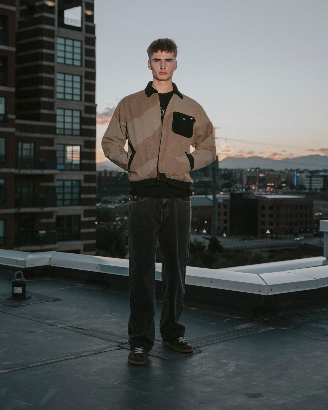 Brown Safari Work Jacket