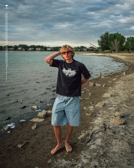 Light Blue Jorts