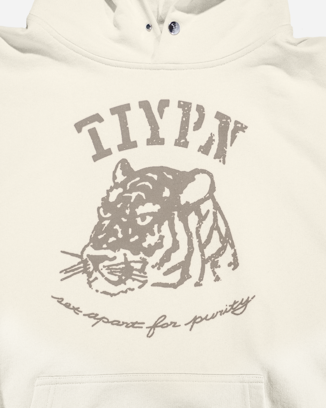 Cream Tiger Hoodie