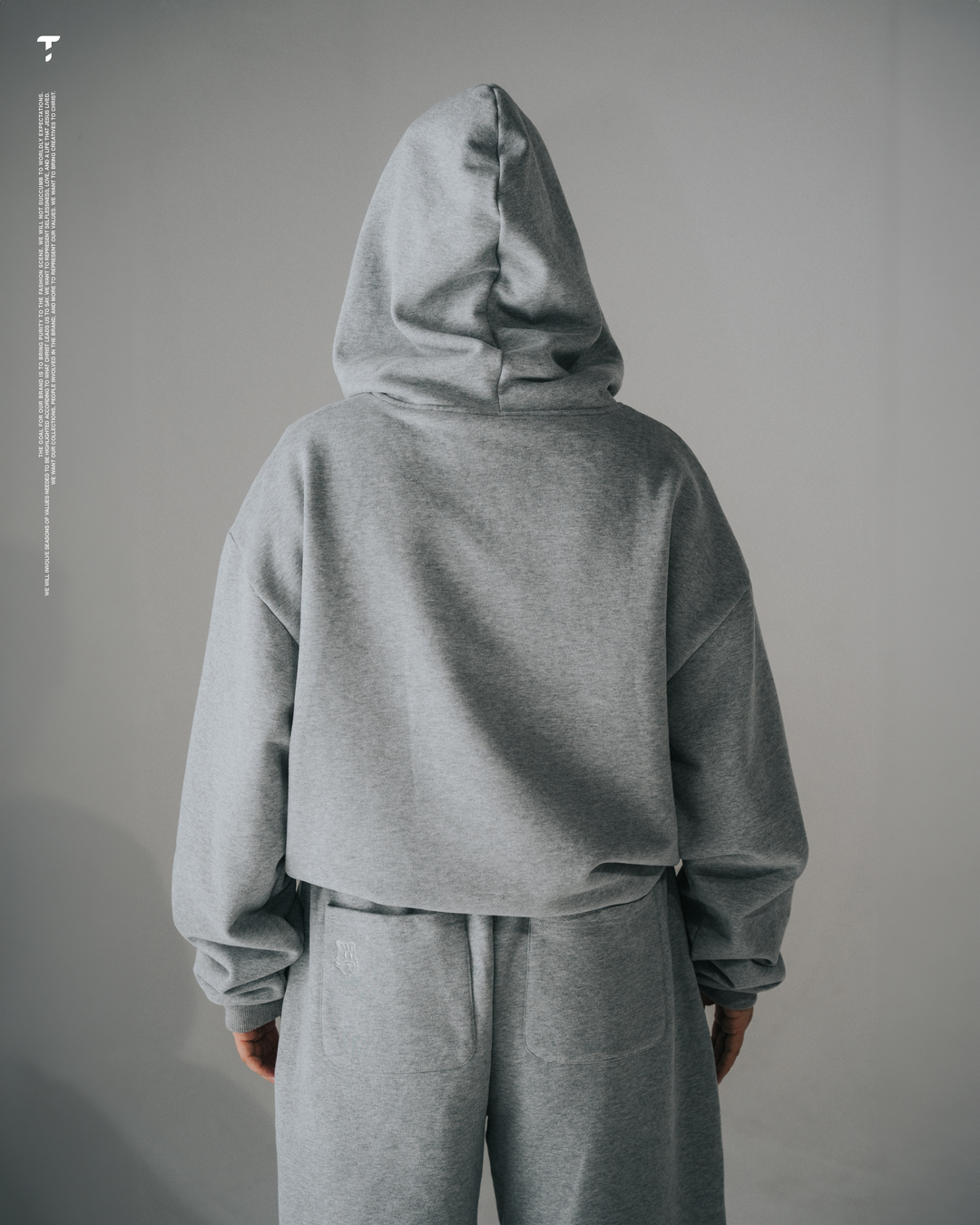 Grey Fleece Hoodie