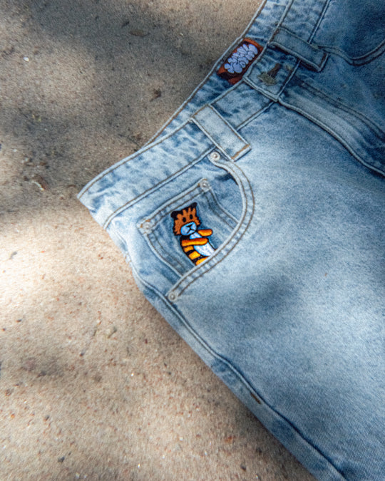 Light Blue Jorts