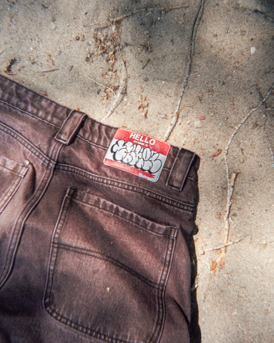 Washed Brown Jorts
