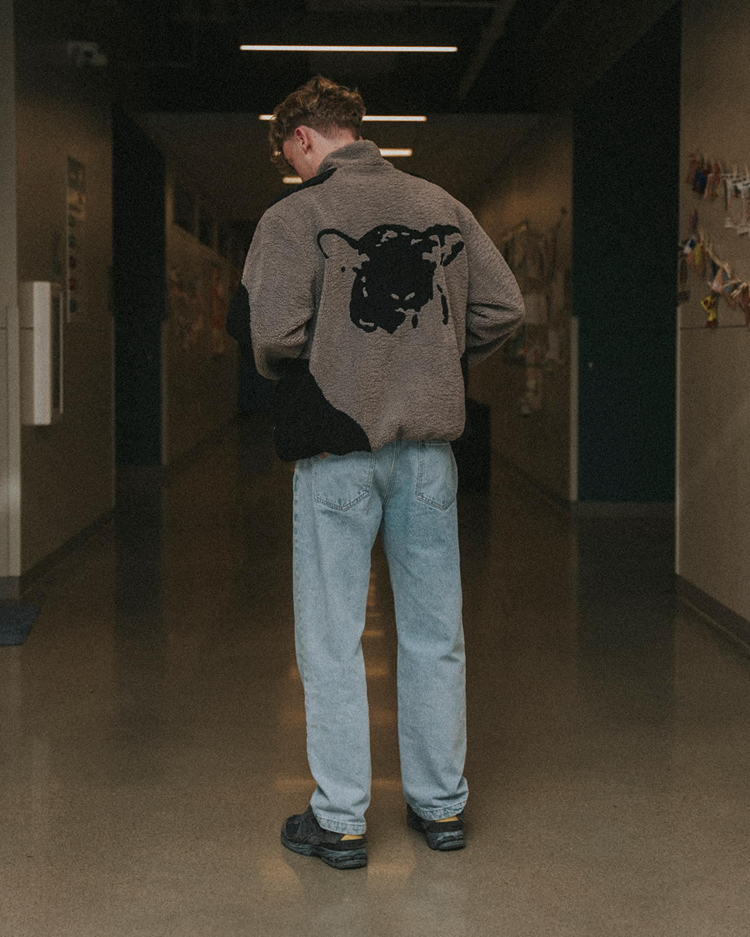 Black Arnion Fleece Jacket