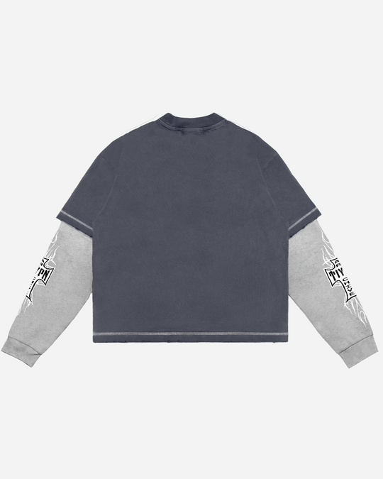Navy Cross Chopper Longsleeve