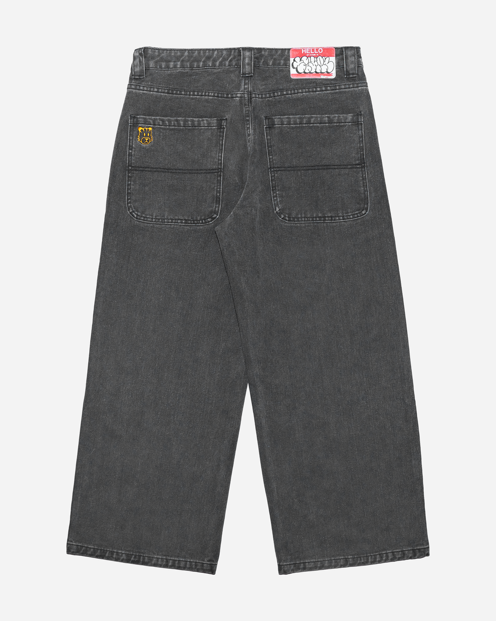 Washed Black Denim