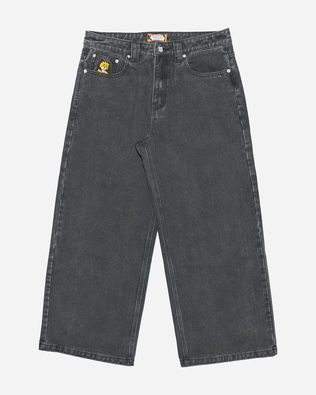 Washed Black Denim