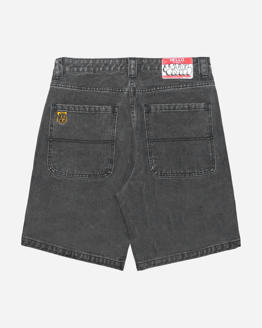 Washed Black Jorts