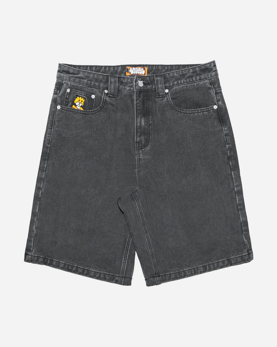 Washed Black Jorts