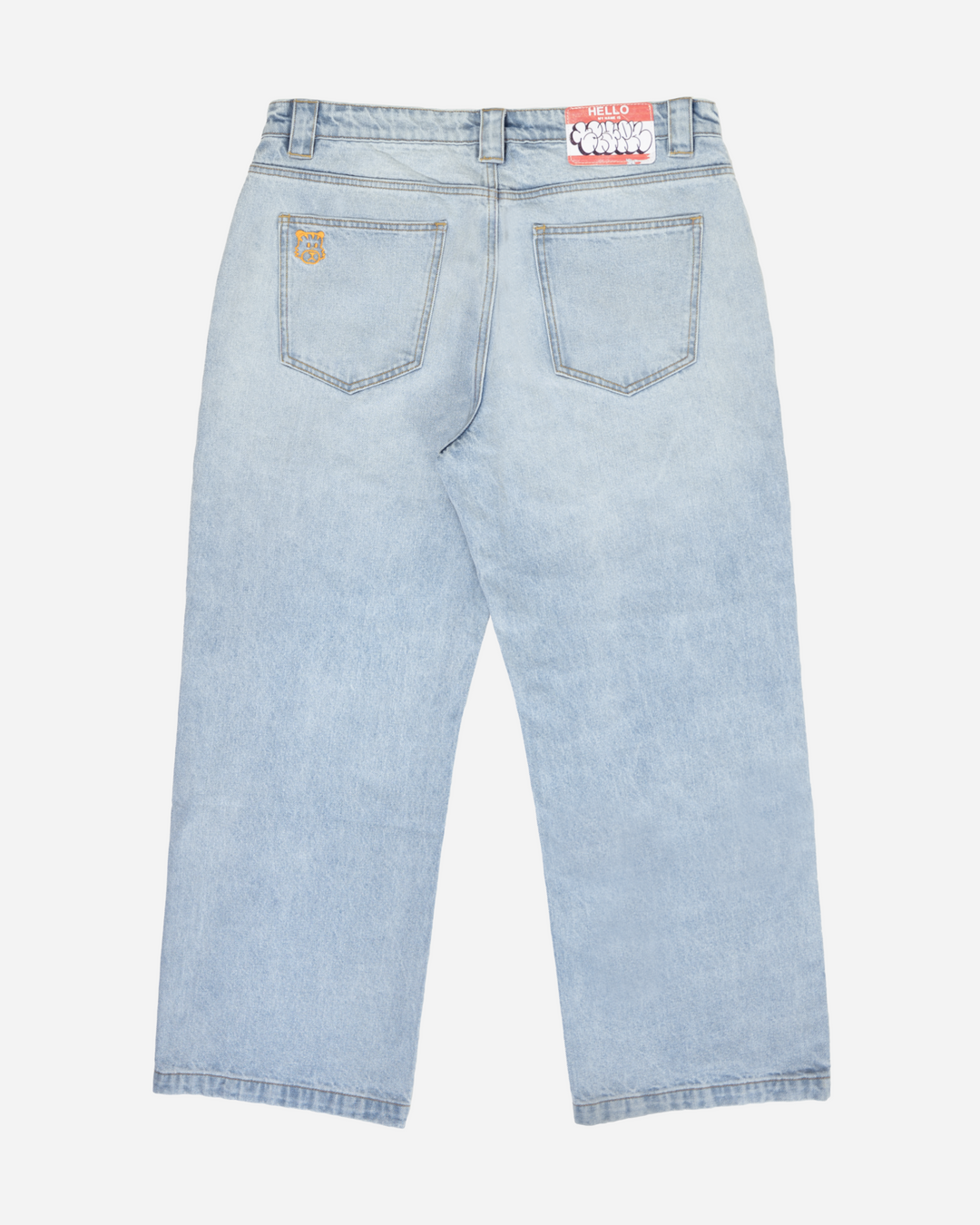 Faded Light Blue Denim