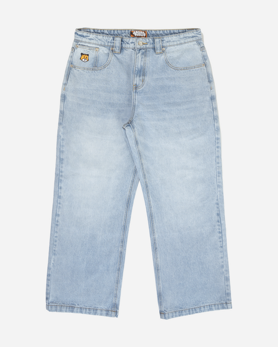 Faded Light Blue Denim