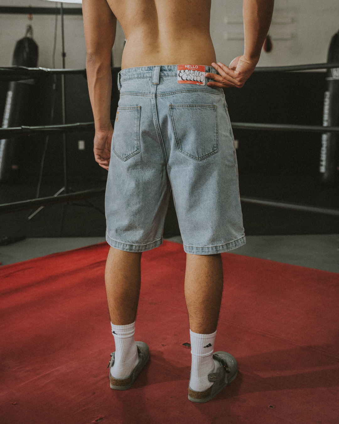Light Blue Jorts