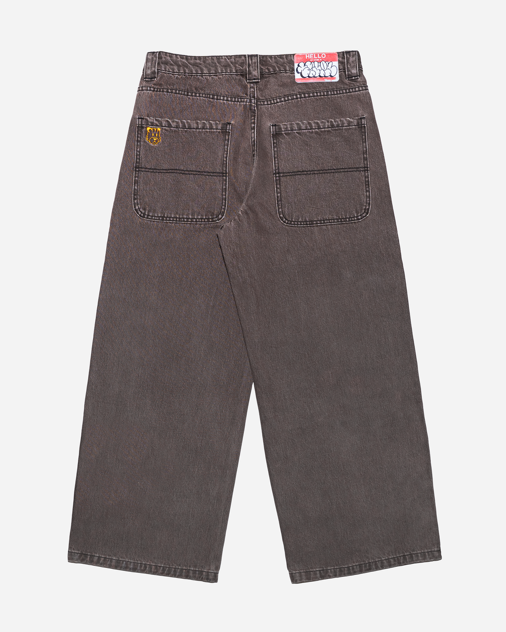 Washed Brown Denim