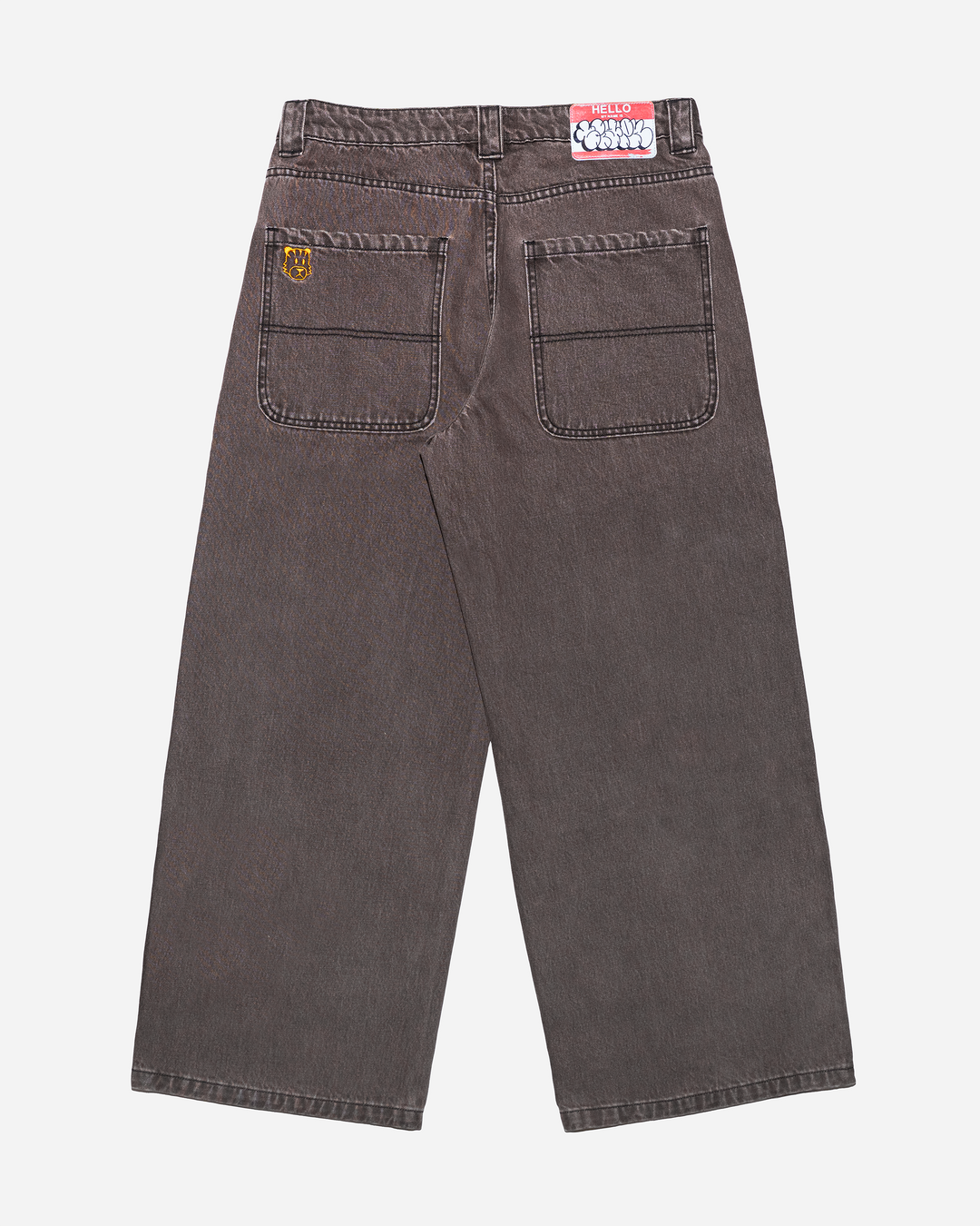Washed Brown Denim