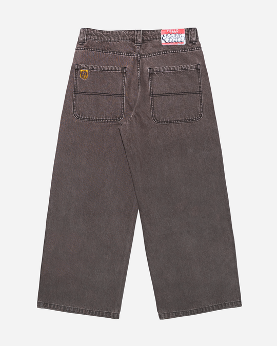 Washed Brown Denim