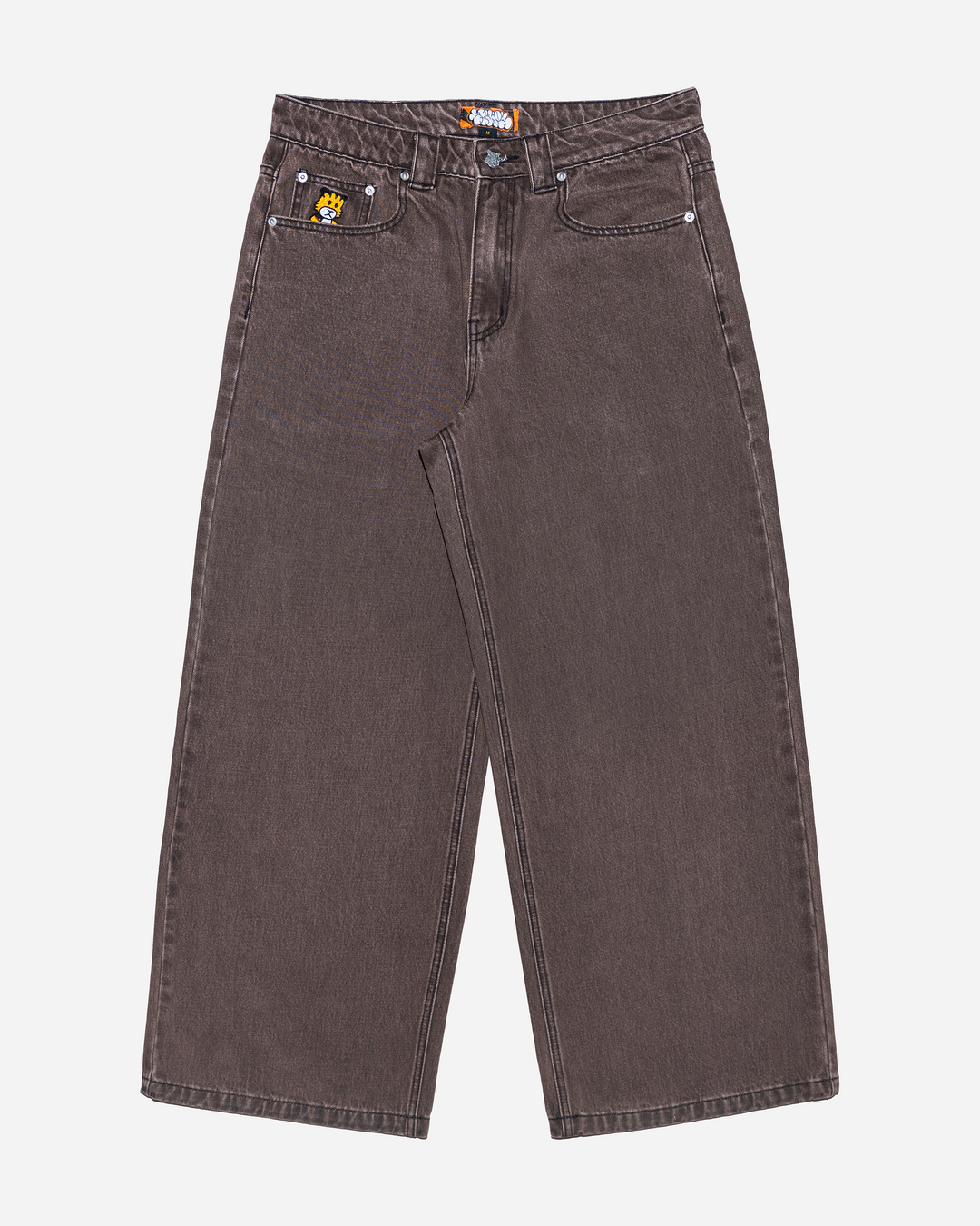 Washed Brown Denim