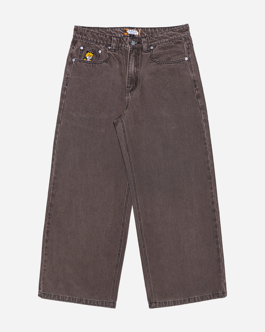 Washed Brown Denim