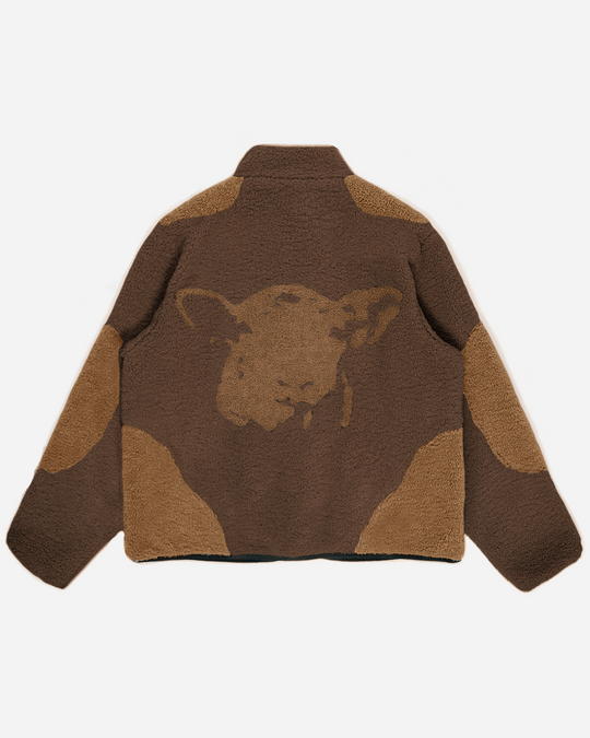 Brown Arnion Fleece Jacket