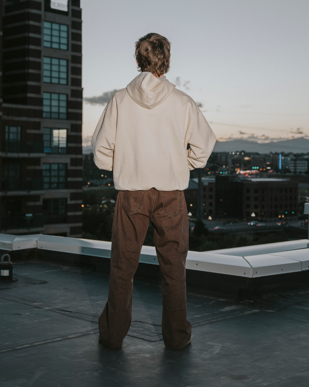 Cream Tiger Hoodie