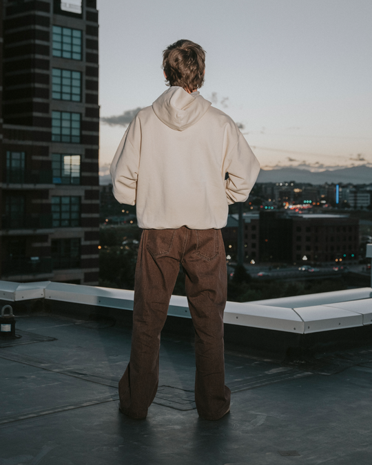 Cream Tiger Hoodie