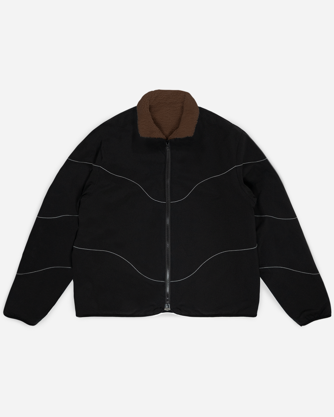 Brown Arnion Fleece Jacket