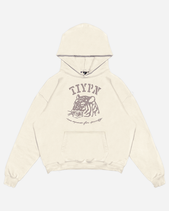 Cream Tiger Hoodie