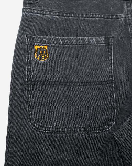 Washed Black Denim