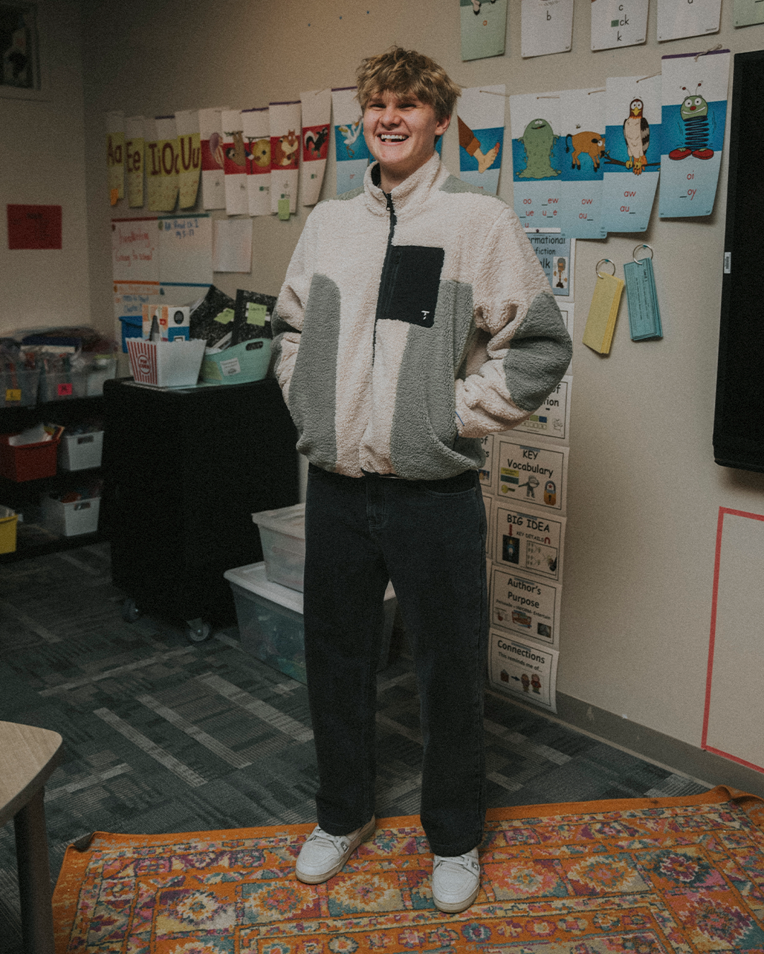 Cream Arnion Fleece Jacket