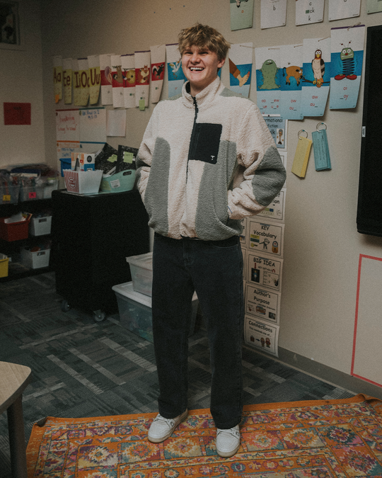 Cream Arnion Fleece Jacket