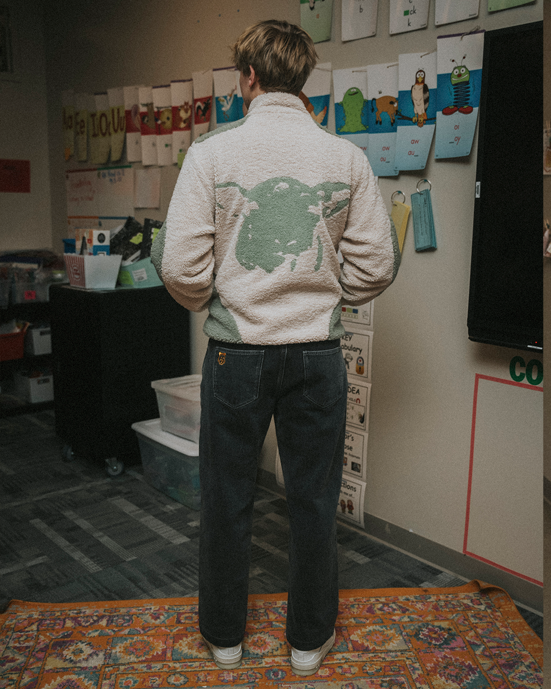 Cream Arnion Fleece Jacket