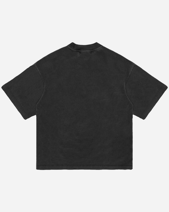 Washed Black Strawberry Tee